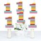 Big Dot of Happiness 1st Birthday Let's Fiesta - One Shaped Decorations DIY Fiesta First Birthday Party Essentials - Set of 20